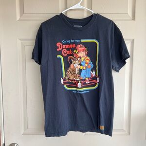 Caring for Your Demon Cat Graphic Tee